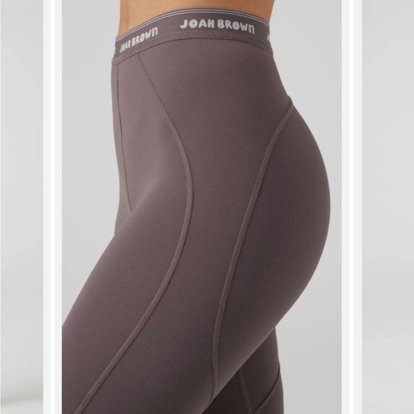 Joah Brown The Sports Leggings in Sueded Mauve - Picture 2 of 6